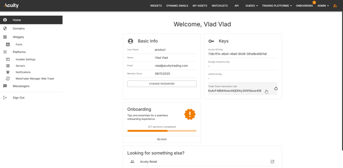 Account Settings